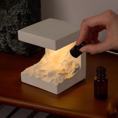 Snow Mountain Night Light and Diffuser Stone